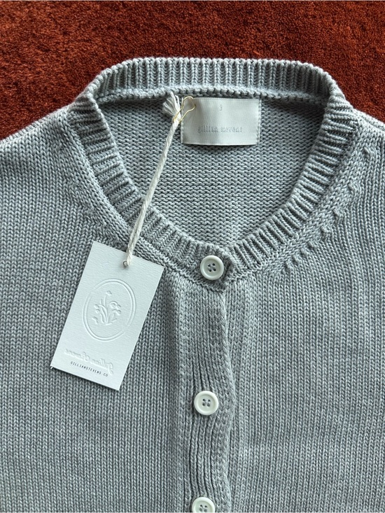 Gillian Stevens Sweaters - Gillian Stevens Rosemary Cardigan in Pebble